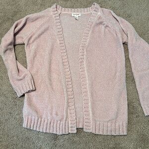 Girls light pink cardigan